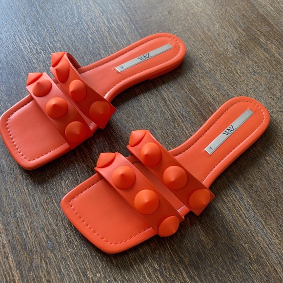 Zara orange sandals - Picture 2 of 3